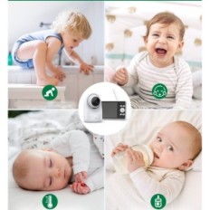 Elektronisk Nanny Sebikam 5 "720p, 2 kameror, 4000mAh, PTZ 355 °, Vox, natt