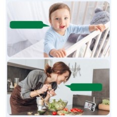 Electronic Nanny Sebikam 5 "720p, 2 kamere, 4000mAh, PTZ 355 °, Vox, noč