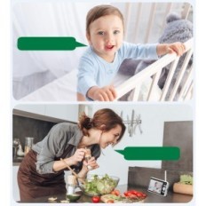 Elektronische Nanny Sebikam 5 "720p, 2 camera's, 4000mAh, PTZ 355 °, VOX, Nacht