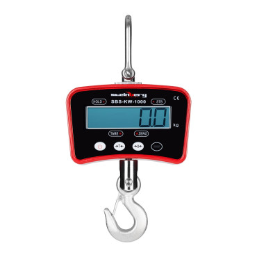 Hakengewicht mit Fernbedienung bis 1 Tonnen 1t LCD-Rot suspendiert