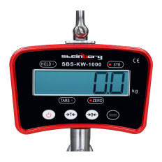Kablys Svoris sustabdytas su nuotolinio valdymo pultu iki 1 tonų 1T LCD raudona