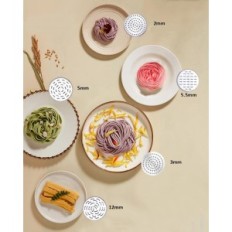 Yuchengtech pasta kone, sähköinen, manuaalinen, 10 muottia