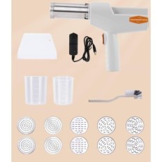 Yuchegntech Pasta Machine, Elettrico, Manuale, 10 Stampi