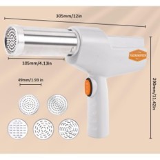 Yuchengtech pasta machine, electric, manual, 10 molds