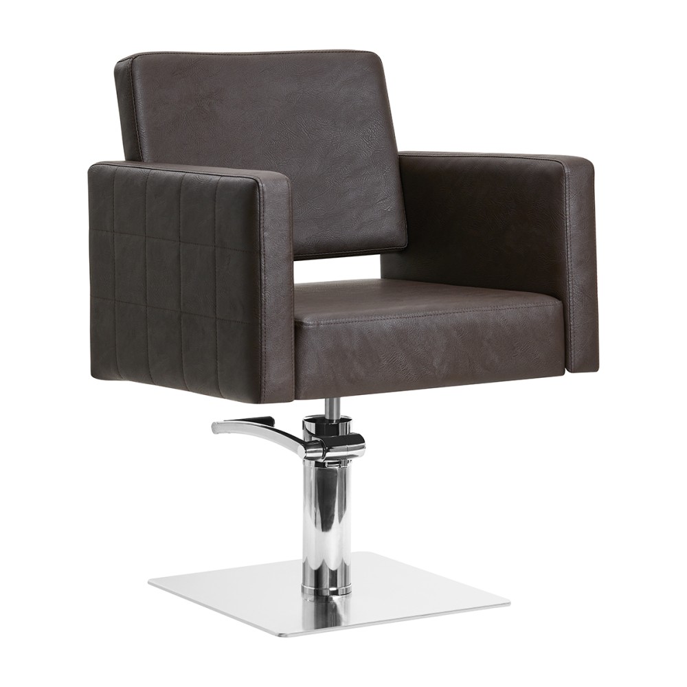 Fauteuil de coiffure Gabbiano Ankara marron