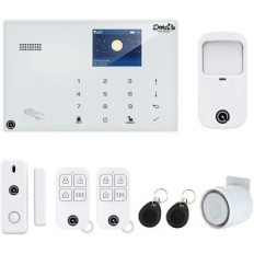 DADVU DV-1A3G V3, 4G, 99 trådlösa zoner, 3 tråd, vit