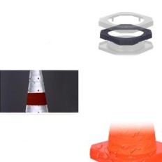 Brugt Guardlead LZ02 PRO 70 cm vejklemme, 4 stk., Reflekterende