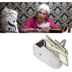 Record d'argent utilisé, 7.3x2.8x4", 600 Billets de banque / min, Plugin UE