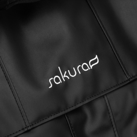 Masirajuća stolica Sakura 305 drvo i koža — detaljni prikaz naljepnice