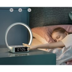 Lâmpada noturna Wilit LED 10 W, Despertador, Toque, Dimmable, Exaustão