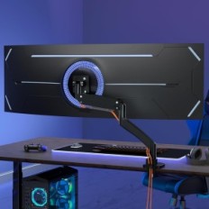 Exponátový paže k monitoru PutrorSen FPT80B-C012x, 22-57 ", VESA, černá