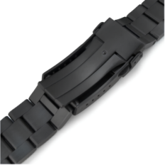 Plieno diržas 20 mm Miltat Seiko sumo patvarus ir stilingas apyrankės laikrodžio dirželis