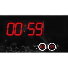 Ρολόι τοίχου LED CHKOSDA CH3386 / CH3387, 18 "Μοντέρνο ψηφιακό ρολόι LED με μεγάλη οθόνη για γραφείο ή σαλόνι