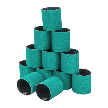 Pulēšanas slīpēšanas uzmavas izplešanās veltnis 90x100mm 12pcs. P60 graudi