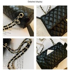 Borsa a traforo in pelle trapuntata per donna Elegante borsetta da donna con trapuntatura decorativa