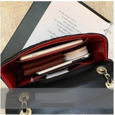 Sac à main en cuir matelassé - Sac à main à l'épaule élégante à l'épaule élégante avec quilting décoratif