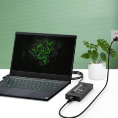 Gan Laptop Loader Razer Blade brzo USB-C utovarivač s velikom snagom s GAN tehnologijom