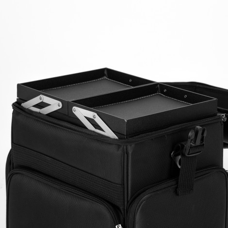 Valise cosmétique Look 328 sur roulettes — gros plan surface
