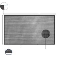 Sun visor for motorhome Powek 2,44m x 4,57m, Post- kiállítás