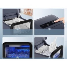 Κατεστραμμένο ψυγείο Omisoon, 130 W, 1.5 λίτρο, 34,7 x 22 x 30 cm mini USB τουρίστας