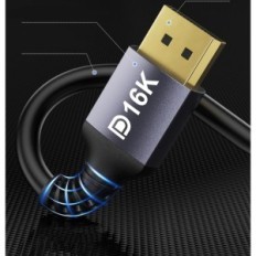 STOUCHI 16KD10 DP 2.1 / 2.0 Kabel, 10m, 80 Gb / s, HDR, DSC1.2a, Freesync
