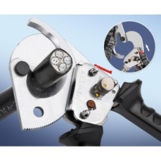 Newtry XLJ-D-500 kabelsnijder, tot 500 mm², staal, schuifhandvat