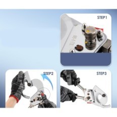 Πρότυπο καλωδίου καλωδίων XLJ-D-500, έως 500mm², χάλυβα, ολισθαίνουσα λαβή