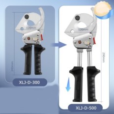 Coupe-câble XLJ-D-500 News, jusqu'à 500mm², acier, poignée coulissante