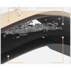 Set di 15 tappeti a colori G su scale, antiscivolo, 24.6x81.6 Cm, beige