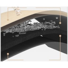 Set di 15 tappeti a colori G su scale, antiscivolo, 24.6x81.6 Cm, beige