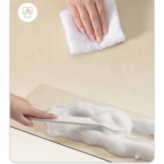 Satz von 15 Mattenfarbe g auf Treppen, rutschfesten, 24.6x81.6 Cm, beige