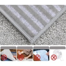 Set of 15 Mat Cosy Homeer on stairs, 70x22 cm, non-slip, gray
