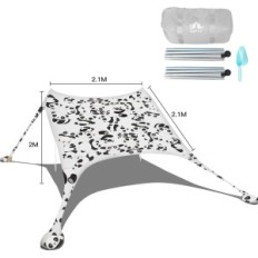Gebruikte strandtent Night Cat Shading Sail UPF 50+