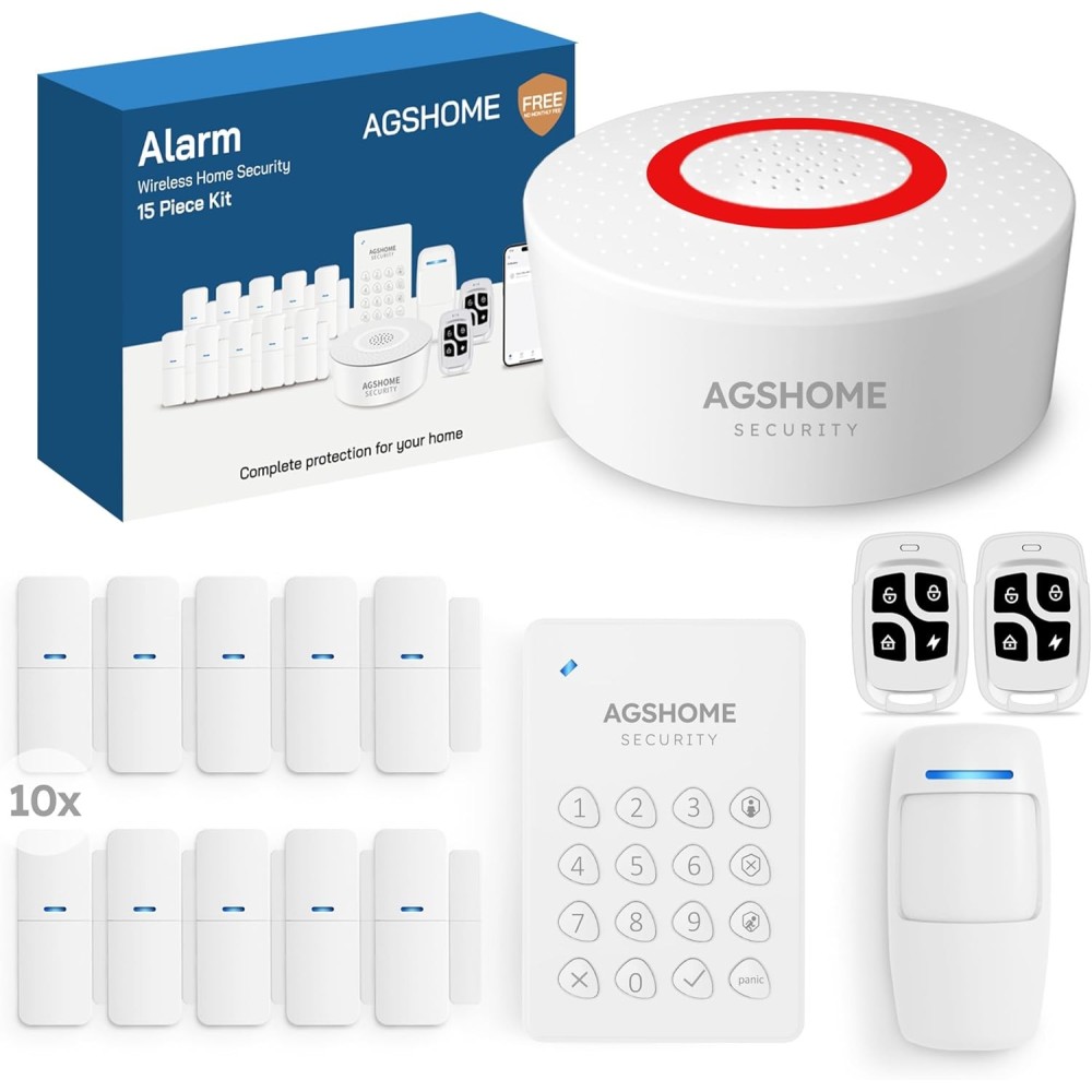 Použité AGSHOME Wireless Alarm System 15 ks, 120dB