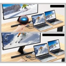 KVM YOUTINGHDAV C201, 100 W, 5 V, 7,5 x 6 x 1 cm, nem beállítva