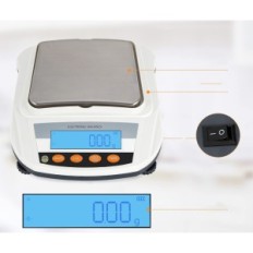 Juelin laboratorijas svars ar LCD displeju un uzlādes funkciju