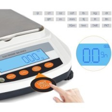 JUELIN laboratóriumi tömeg LCD kijelzővel és töltési funkcióval