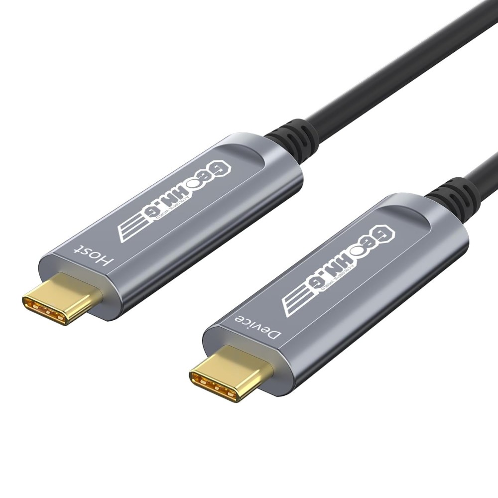 Uszkodzony Kabel światłowodowy USB C na USB C GeoHN.G 10M, 10Gbps, USB 3.2,