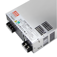 Brukt Mean Well CSP-3000-400 3000W strømforsyningsmodul. Industriell strømforsyning