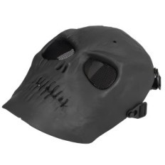 Nero Mask-SH Casco RESTEQ per Airsoft e motocicli per Halloween