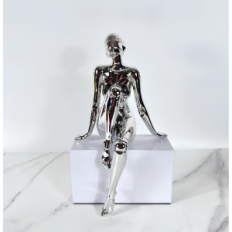 Grande statuette geniide cyberpunk di Hajime Sorayama