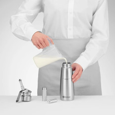 Sifon voor slagroom profi lijn 0,5L - Hendi 588017