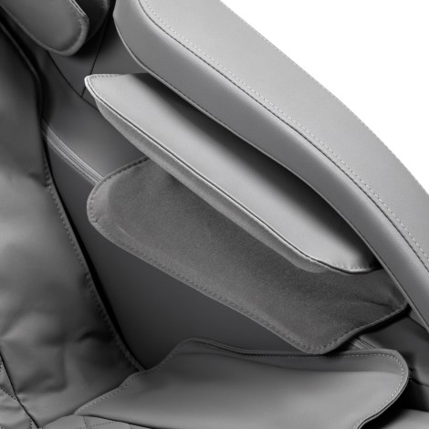 Silla de masaje Sakura Classic 305 gris — detalle del reposabrazos
