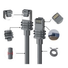 Ethernet-kabel Nedul Starlink Gen 3 CAT6 15M, Vanntett IP67