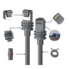 Ethernet cable Nedul Starlink Gen 3 Cat6 15m, Waterproof IP67