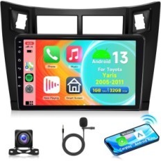 Radio Android 2DIN Toyota Yaris 2005-2011, 9", CarPlay, A7301A2516KTA3MI2