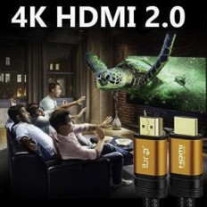 Cabo HDMI 4K 4M Ultra Fast 18Gbps HDMI 2.0B - Laranja Ibra