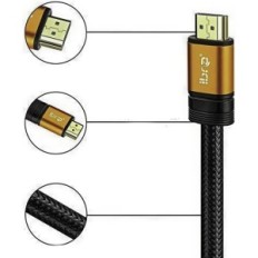 HDMI kábel 4K 4M Ultra Quick 18Gbps HDMI 2.0b - IBRA ORANGE