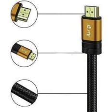 HDMI Cable 4K 4m Ultra Fast 18GBPS HDMI 2.0B - IBRA Orange