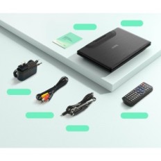 Bærbar DVD-spiller Yoton YD155 16.9 ", 14.1", USB / SD-skjerm